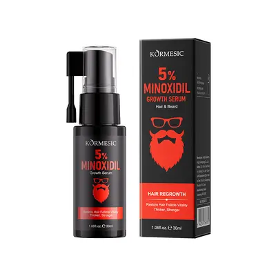 KORMESIC 5% Minoxidil Hair and Beard Growth Serum - 7
