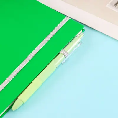 A5 Spiralli Not Defteri, Bağcıklı Minimalist Yaprak Defter, Öğrenci Günlüğü