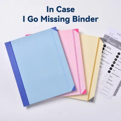 Binder Folder Organizer File Bag Folio Storage Bag