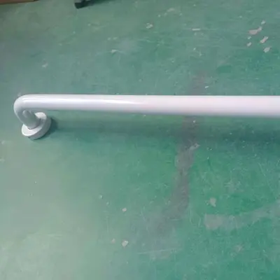Non-Slip Bathroom Grab Bar for Elderly, Aluminum with Black Handle - 12