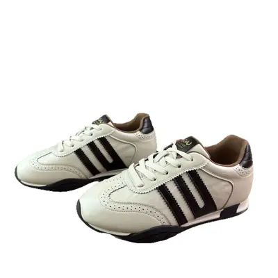 Damen-Sneaker im Retro-Brogue-Stil aus Echtleder mit Innenabsatz, Herbst 2026 - 5