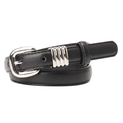 Women's Red Belt for Jeans, Decorative Leather Look, Versatile Style