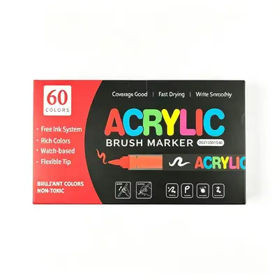 Acrylmarkerset, weiche Spitze, professionelle Kunstmal-Farbstifte - 11