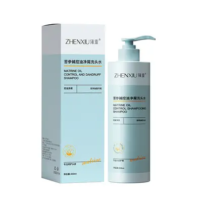 Zhenxiu kushen alkaloidli silikonsuz şampuan, yağ kontrolü ve kepek önleyici - 5