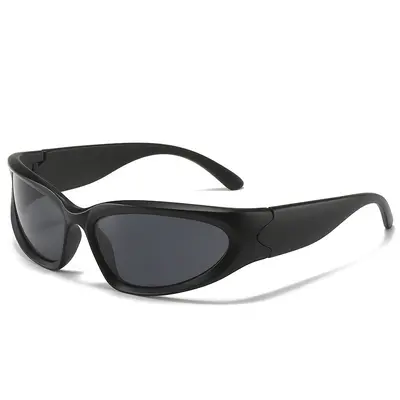 Women's Minimalist Cycling Glasses, Modern Design Sunglasses - 7