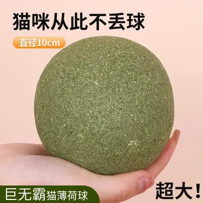 10cm Hollow Mint Ball, Cat Teeth Cleaning Toy - 2