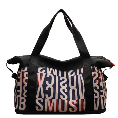 Sınır ötesi spor çantası, erkek spor çantası, yoga çantası, ıslak ve kuru ayırma crossbody omuz seyahat çantası, kısa mesafe bagaj çantası