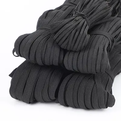 Black Elastic Band with Cuff, High-Stretch, Colored Options - 3