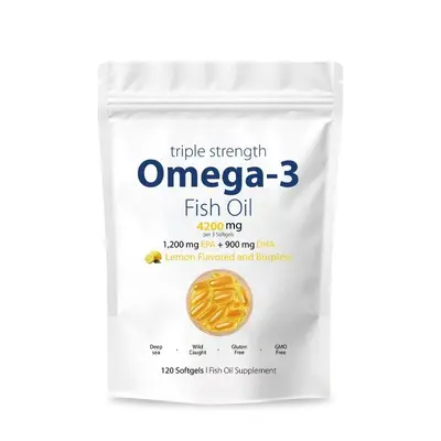 High-Purity Fish Oil Omega-3 Softgel Capsules, OEM Available - 7