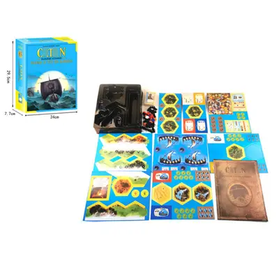 English CATAN Island Board Game, Base Edition and Expansion - 10