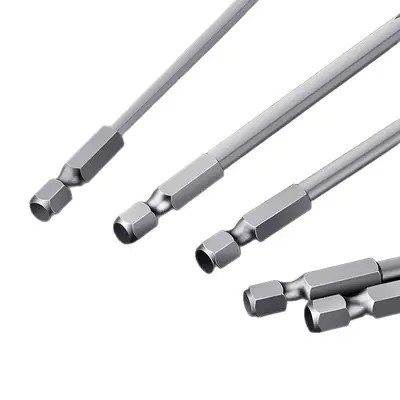 Elektrikli matkap seti, manyetik altıgen uçlar, S2 alaşımı