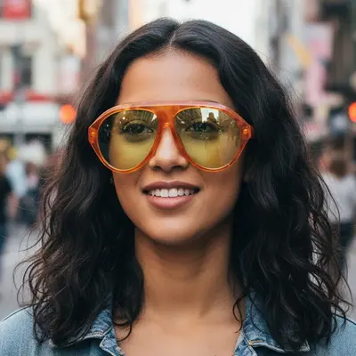 Radsportbrille mit großem Rahmen, Cyberpunk-Design im Y2K-Stil