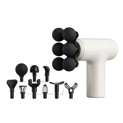 Mini Portable Massage Gun, Multi-Head, for Neck and Muscle Relaxation - 6