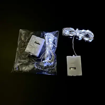 led铜线灯串彩灯三档LED小白盒串灯 表白礼盒波波球装饰氛围布置 - 11