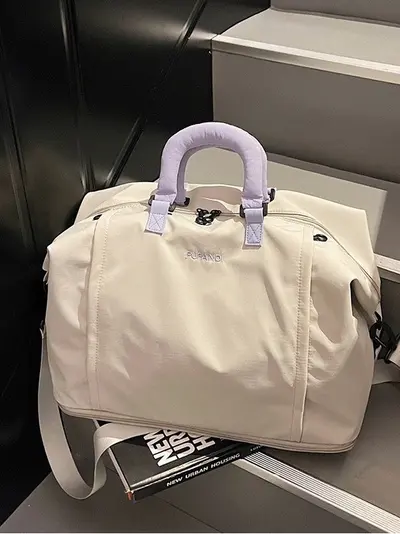 Große Reisetasche für Grenzübergang mit erweiterbarer Kapazität, Damen-Kurzstrecken-Geschäftsreise-Gepäck, Bordgepäck-Tasche, multifunktionale Fitness-Tasche
