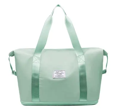 Kurze Reisetasche für Damen mit großer Kapazität, Erweiterung, Trocken- und Nassaufteilung, Sporttasche, Yoga-Sporttasche, Aufbewahrungstaschen für Schwangerschaftsgepäck - 9