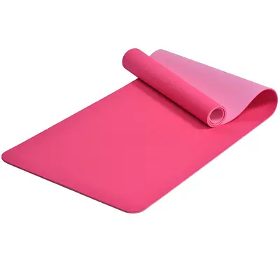 Çift renkli TPE yoga matı, kadınlar için, kaymaz - 13