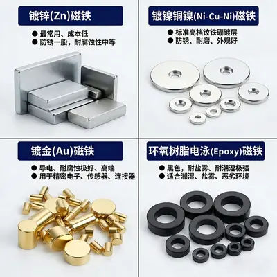 Square Strong Magnetic Door and Window Catch, NdFeB Neodymium Magnet
