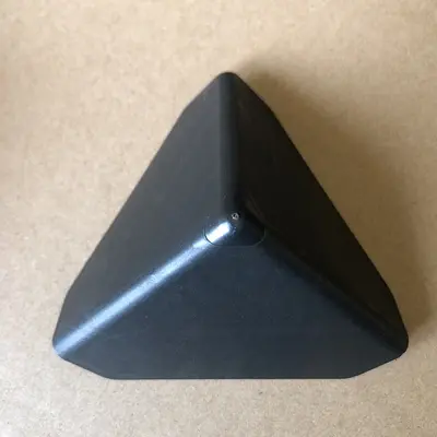 Corner Protector, Plastic, Black, 6 cm, Three-Sided