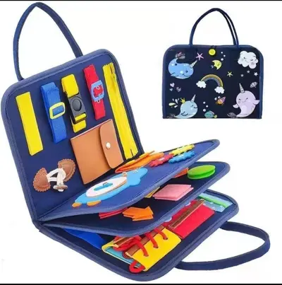 Montessori Felt Busy Board and Learning Book for Children - 9