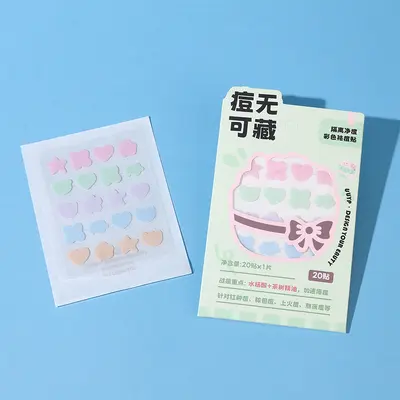 Thin Breathable Hydrocolloid Acne Patch, Can Be Worn Under Makeup - 9