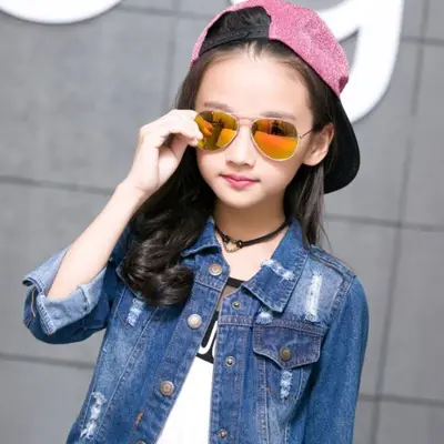 Kinder-Pilotenbrille mit Frosch-Design, Anti-UV - 2