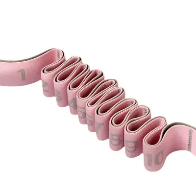 Yoga Stretch Band with Digital Segments, Elastic Body Shaping Rope for Open Back and Shoul - 5