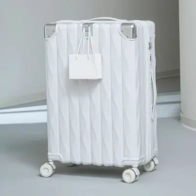 Aluminum Frame Luggage 20 inch Boarding Case 26 inch Trolley Suitcase Silent Skate Wheels - 10