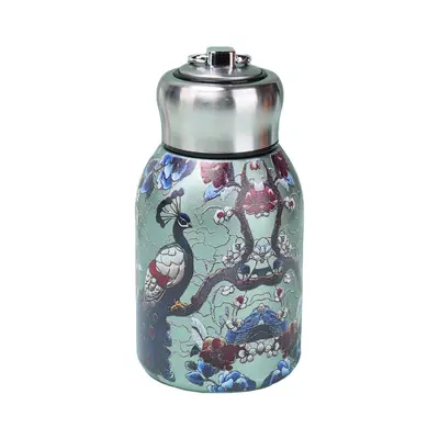 316 Stainless Steel Mini Thermos Cup with Lift Handle for Students - 6