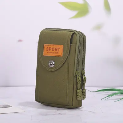 Men's Waist Bag, Multifunctional, Vertical, Portable - 8