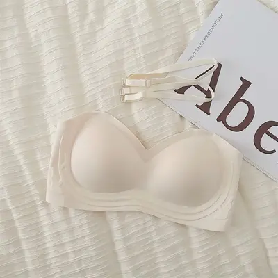 Strapless Push-Up Bra, Non-Slip Bandeau for Small Busts - 6