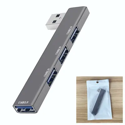 Laptop Aluminium Legierung 3.0 USB Multi-Interface Typ Erweiterungs Dockingstation kabellos HUB Hub Splitter - 8