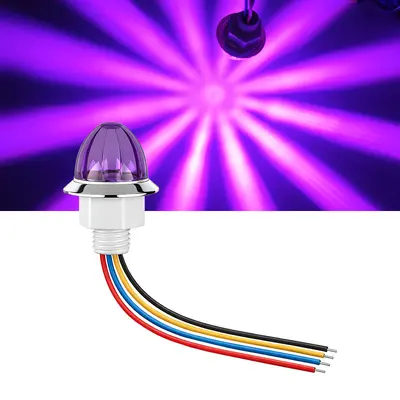 LED mini karpuz lambası 1,25 inç kamyon yan işaret lambası - 12