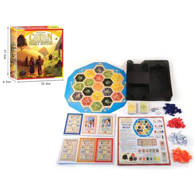 English CATAN Island Board Game, Base Edition and Expansion - 13