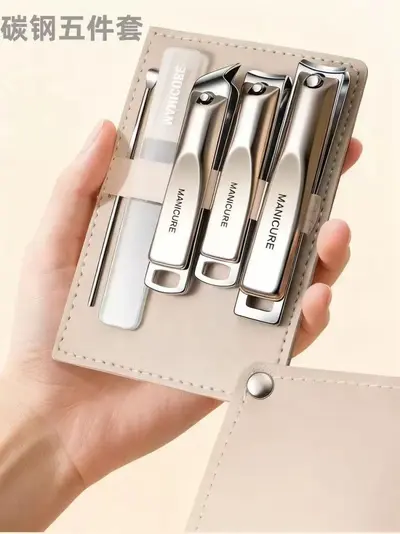 Nail clipper set with scissors, ear pick, foot care - 7