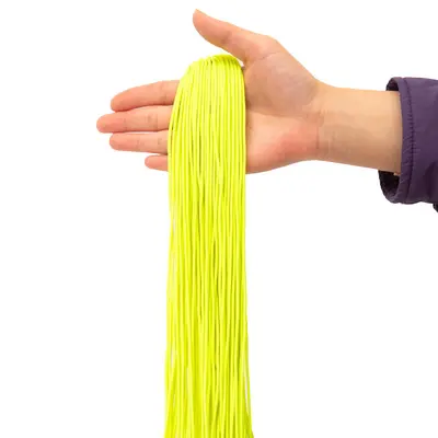 Yüksek Esneklikli Yuvarlak Elastik İp 2mm-4mm Renkli Saç Bağı Malzemesi - 8