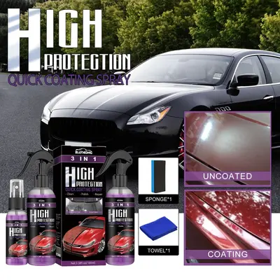 Rayhong 3-in-1 High-Protection Fast Car Paint Spray