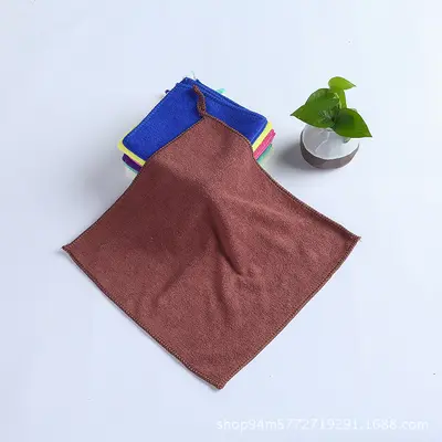Faser-Geschenkhandtuch 25x25 cm, Werbegeschenk - 5