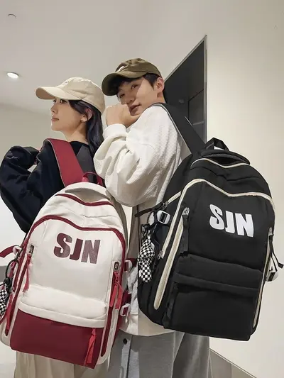 2024 High School Boys' Backpack, Large Capacity, Two-Piece Set - 3