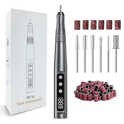 Cross-border Professional Nail File Electric Nail Drill Manicure Grinding Polisher Nail Filing Pen Nail Art Grinding Machine - 3