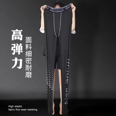 Мужские зимние термоleggings, облегающий крой, теплые с флисовой подкладкой, компрессионные брюки до колена, высокая эластичность, спортивные фитнес-тренировки, бег, велоспорт