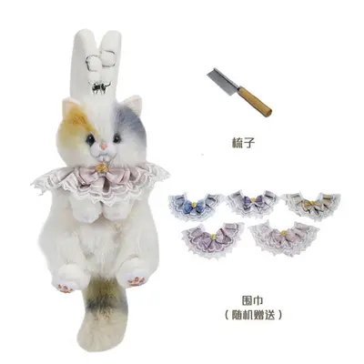 Cat Plush Backpack, Realistic Cat Design, Cute Birthday Gift - 12