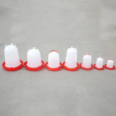 Chicken Nipple Drinker with Water Bucket for Poultry Coop