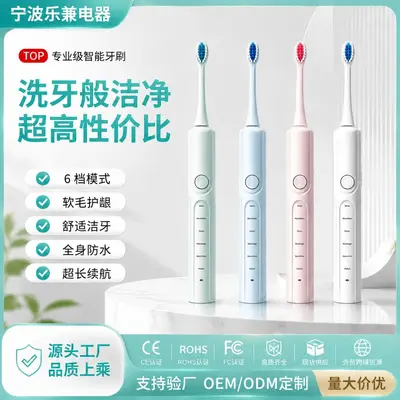 Electric Toothbrush Cross-border Source Factory New Adult Soft Bristle Full-body Waterproof Electric Toothbrush Wholesale