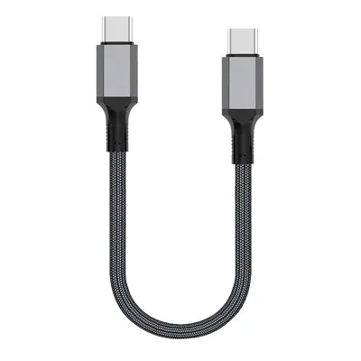 Kurzes gewinkeltes USB-C-Powerbank-Kabel, 50 cm