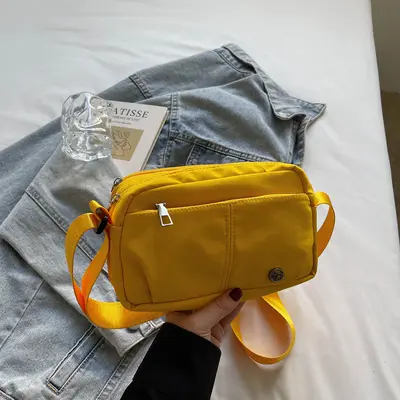 Women's Small Square Single-Shoulder Crossbody Bag, Niche Design - 12