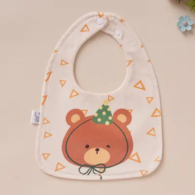 Baby-U-Lätzchen, wasserdicht, reine Baumwolle