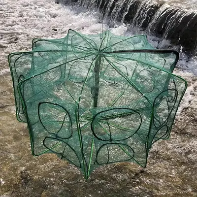 Faltbares Fisch- und Garnelenfangnetz, Flusskäfig