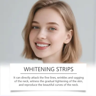 Purple Teeth Whitening Strips, Gentle Cleaning, Portable