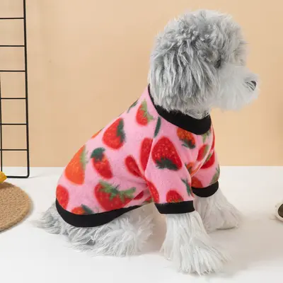 Dog and Cat Skirt Sweater Fleece Clothing for Small and Large Dogs